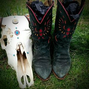 Vintage Justin FIREBIRD boots